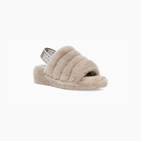 UGG Fluff Yeah - Badesandaler Dame - Beige (NO-F599)